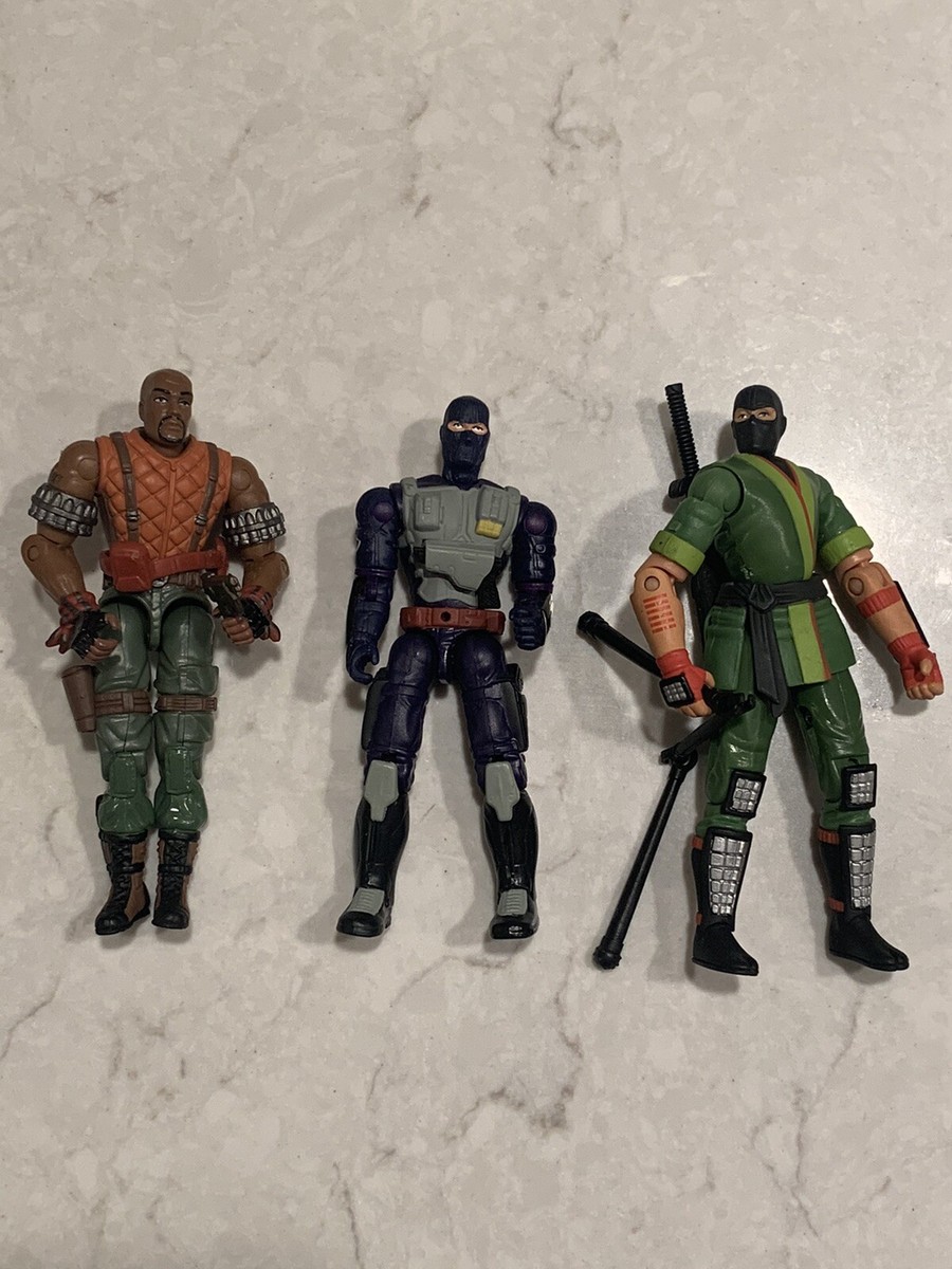 Vintage Lot of GI Joe Action Figures Small, Mixed Bundle Army Military  Rare