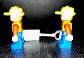 LEGO 10812 Truck & Tractor Excavator Duplo 26 Pieces Complete Set