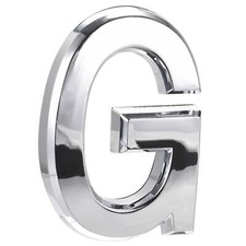 Autocollant Lettre Lettre G pour Hôtel Boites aux Lettres Adresse Panneau 2 Pcs