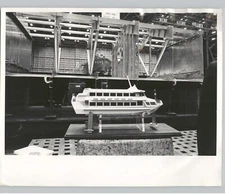 BOEING MARINE SYSTEMS JETFOIL Scale Model Vintage 1973 Press Photo