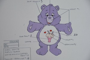 care bear with milkshake