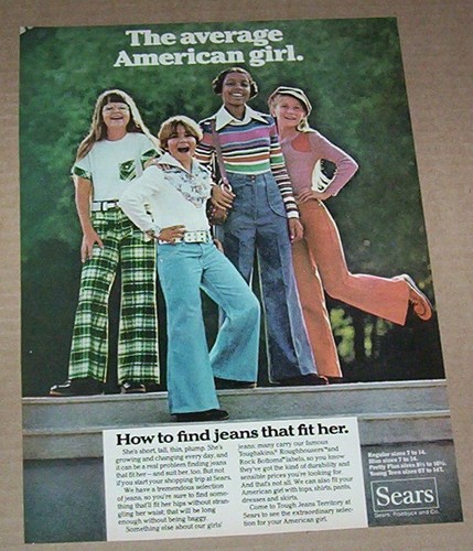 Sears Jeans CUTE GIRLS Toughskins Rock 