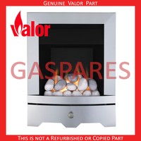 Valor Seattle Inset Gas Fire Pebble Brushed Silver Finish 0595603 Valor Seattle Inset Gas Fire Pebble Brushed Silver Finish 0595603