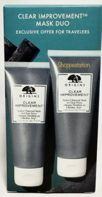 Origins Clear Improvement Active Charcoal Mask Duo 2.5oz / 75ml