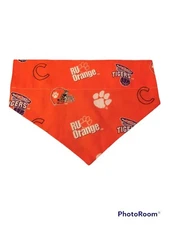 Dog Collar Bandana Clemson Tigers XS