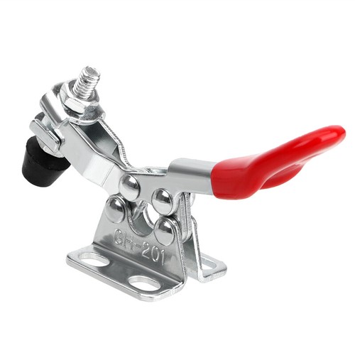 Horizontal Quick Release Toggle Clamp Anti Slip Hand Tool Vertical Lever Fixture - Picture 7 of 11