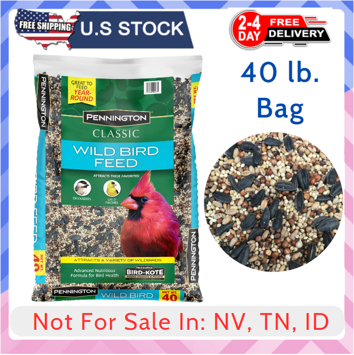 Pennington Bird Seed Classic Wild Bird Feed 40 lb Bag NEW eBay