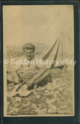 VINTAGE SOLIDER RASIEREN HONEN SEIN RASIERMESSER MILITÄR WW1 POSTKARTE