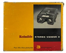 Kodaslide Kodak Stereo Viewer II 2 Realist Slide #162 w/ Box Tested