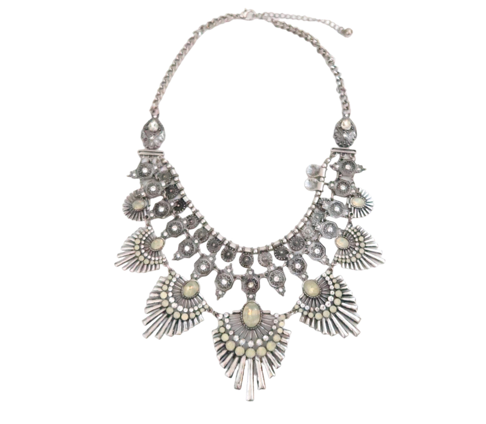 Boho layered statement necklace - image 2