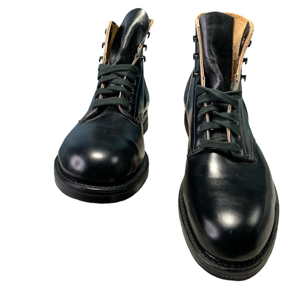 Bota de Trabajo Supreme Cuero Negro Puntera Robada Tobillo Con Cordones Para Hombre Talla 10 Foto 2 de 4