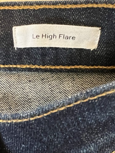 Neu ohne Etikett Frame Denim Le High Flare Damenjeans Größe 24 Sutherland dunkle Waschung - Bild 4 von 8