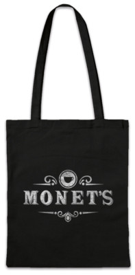 Monet's I Stofftasche Einkaufstasche 13 Zeichen Logo Reasons Cafe Schild Why