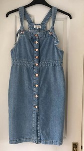 river island denim midi dress