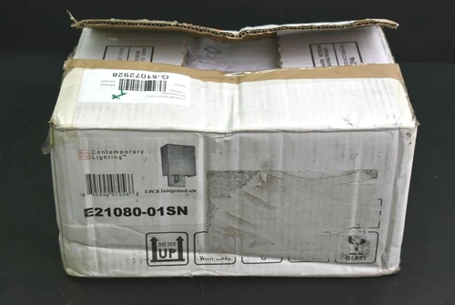 Edinburgh 2-PCB Integrated 6W LED 2 Light Wall Sconce Linen Shade Indoor Decor - Picture 1 of 6