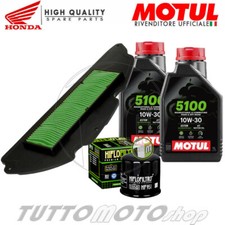 Tagliando HONDA SH 300 i con senza abs 2007 2008 / Kit Olio Motul 5100 + Filtri