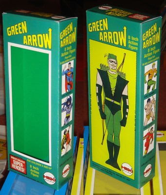 MEGO 8'' GREEN ARROW BOX ONLY