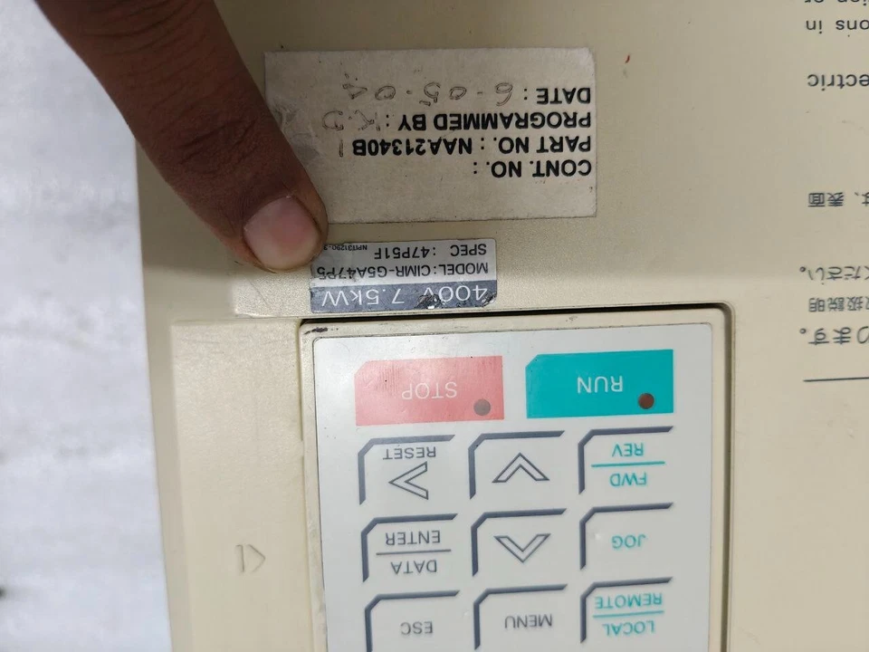 Yaskawa CIMR-G5A5P5 VARISPEED 616G5 AC VDF Drive 380-460v 3PH 11KVA - Image 4 of 4