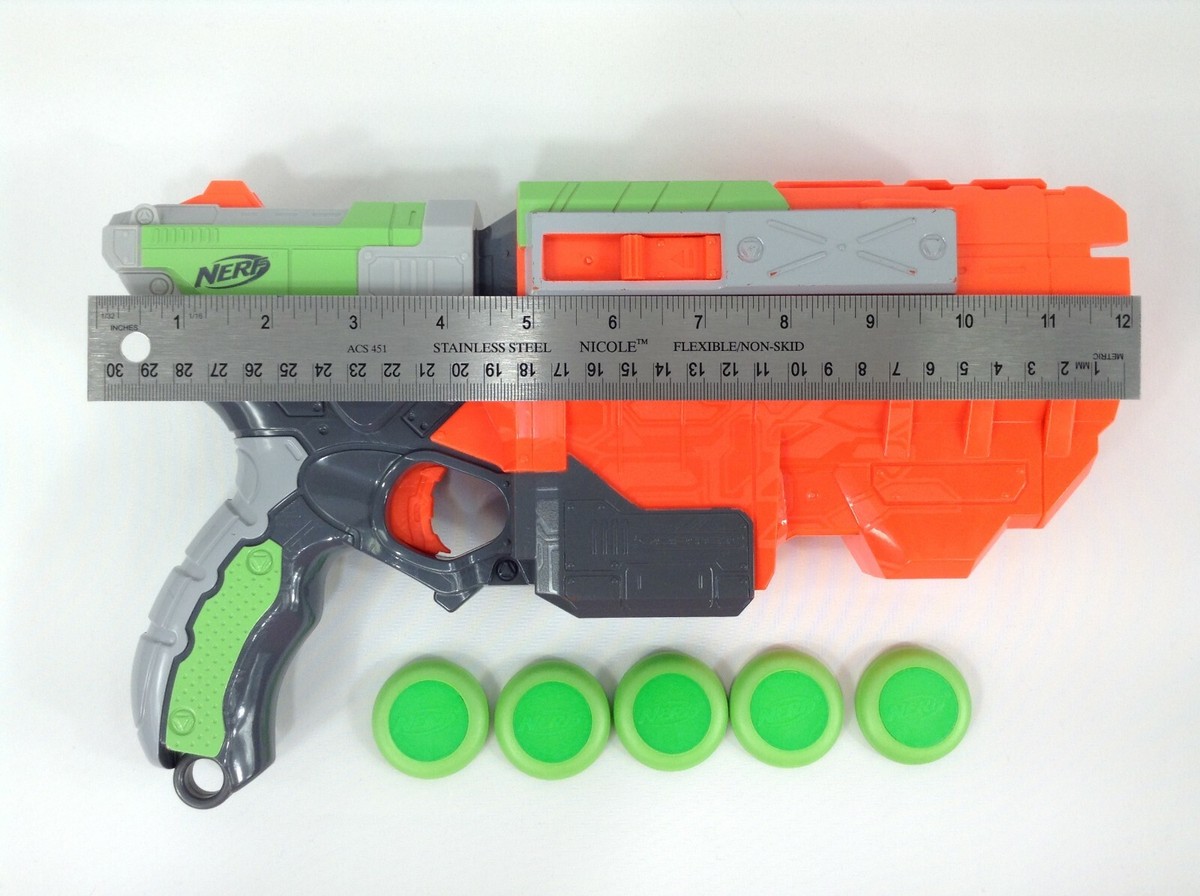 Nerf Vigilon Vortex Disc Blaster with 5 Discs | eBay