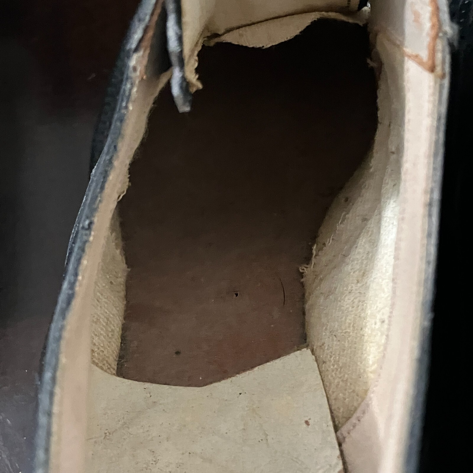 Antique/Vintage 1920s-1940s Peter's Diamond Ferndale Black Leather Girl's Shoes