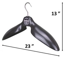 Wetsuit Hanger, Drysuit Hanger, Cycle Jacket Hanger by BAKER HANGER - USA Made-