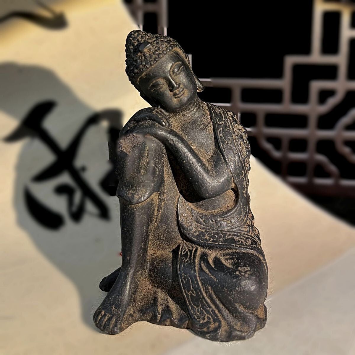 置物 A custom plate and reclining Buddha set Amazon.com: Land of