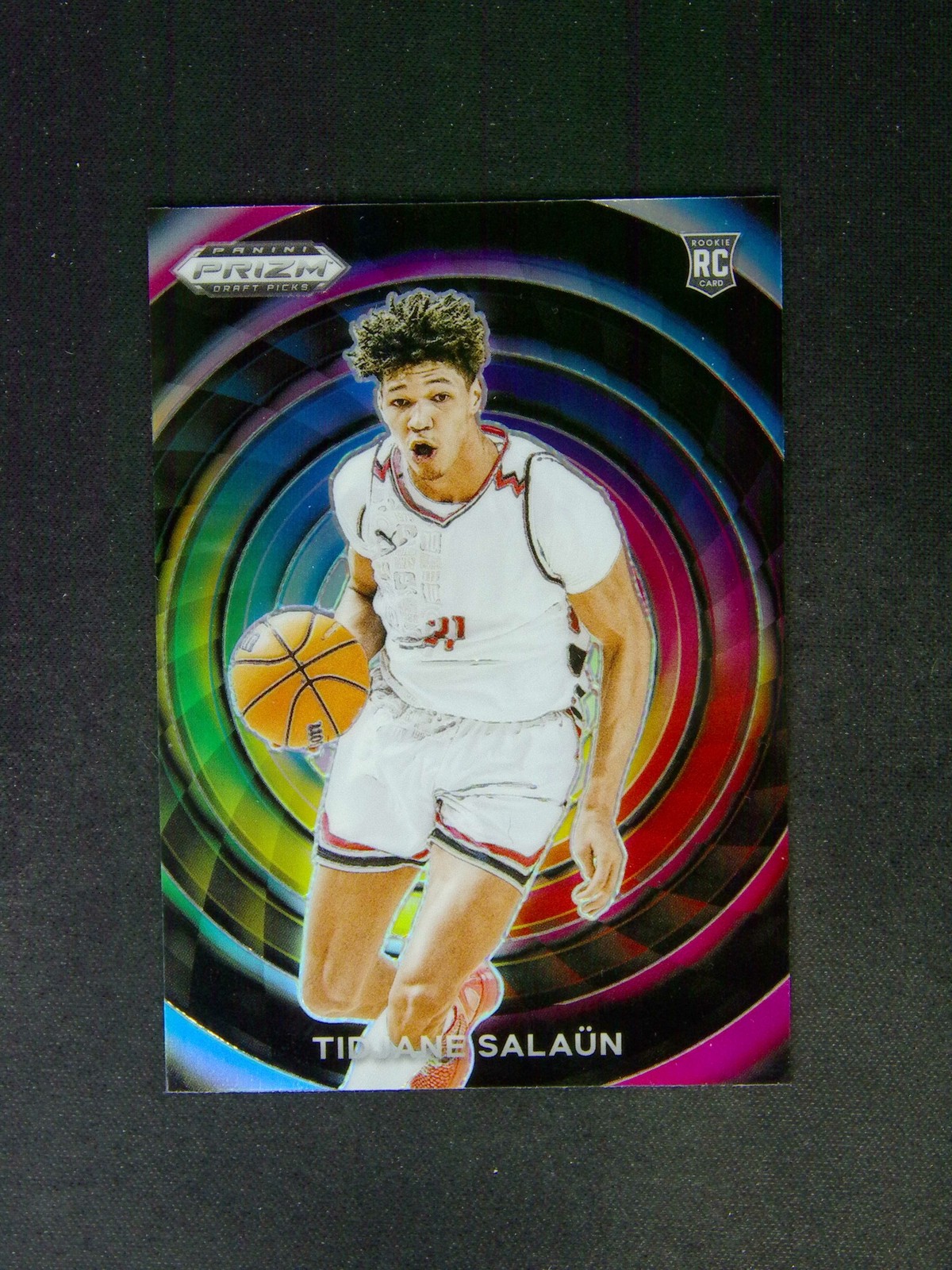 2024 Prizm Draft Picks Tidjane Salaun #1 RC Rookie Color Wheel Case Hit SSP