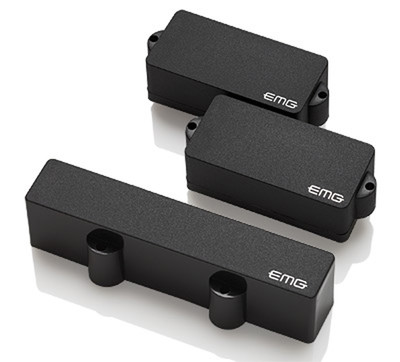 EMG PJ Active Bass Pickup Set - Schwarz