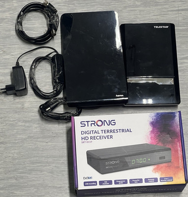 STRONG SRT 8119 DVB-T2 HD Receiver Teletext Dolby Digital HDMI SCART