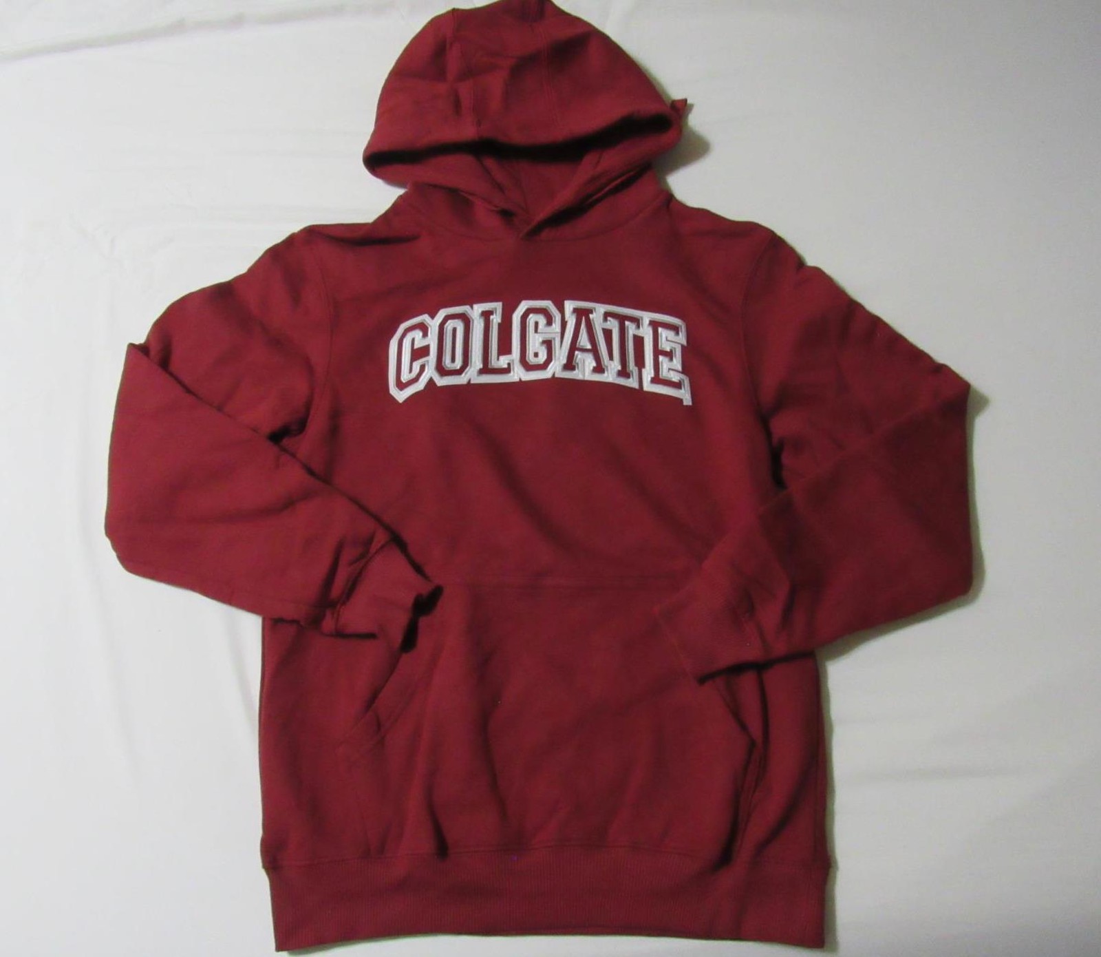New Colgate University Raiders Mens Size S Small Red Hoodie