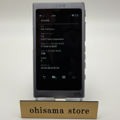 NW-A45 Walkman Player 16GB Digital Audio Hi-Res Tested Working