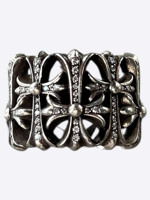 L*E様 Chrome Hearts Cemetery Ring Chrome Hearts Silver & Diamond Cemetery Ring | eBay