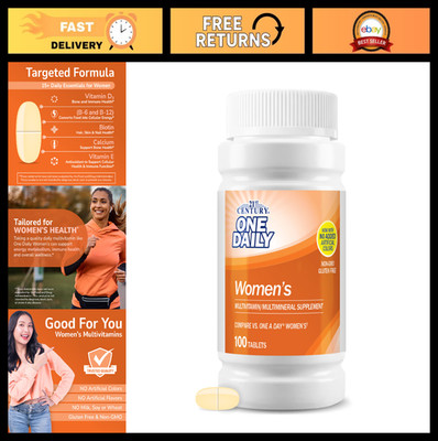 One Daily Women's Multivitamin Tablets, 100 Count - Essential Nutrients & Wellne