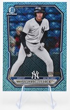 2026 Bowman Chrome Mega Box George Lombard Jr Sky Blue Mojo Refractor /499