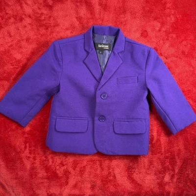 Gino Giovanni Jungen Lila Anzugblazer Sakko Jacke Größe L Party Hochzeit - Bild 1 von 4