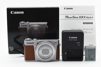 [BOX] Canon PowerShot G9 X Mark II 20.1MP Silber Kompaktkamera gebraucht...