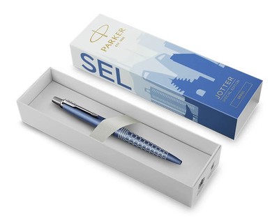Parker Jotter Special Edition Seoul Blue & Chrome Ballpoint Pen 2221600