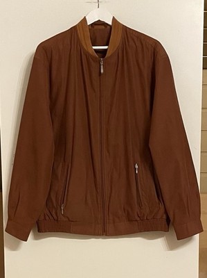 Walbusch Bomberjacke  College Jacke Camelbraun leicht Gr.54 NP199  Top Zustand
