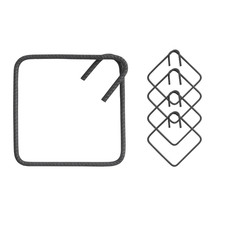 Staffe Antisismiche Armatura Ferro 20x20 cm Strutture Cemento Formati Multipli