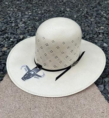 Sombrero Original Cuernos Chuecos 100X Open Crown Flower Western Cowboy Hat