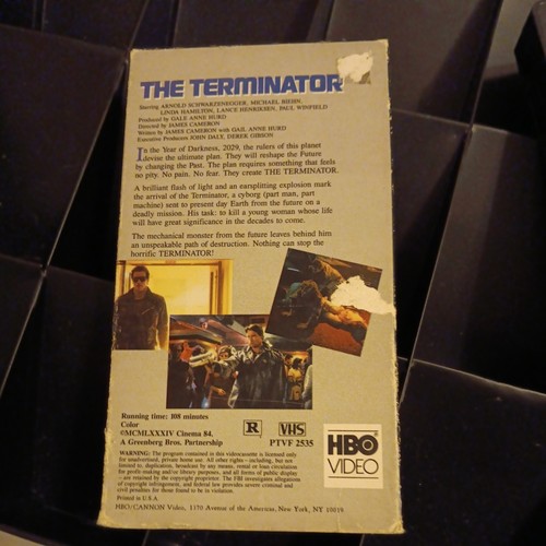 The Terminator (VHS) 1984 - Picture 2 of 5