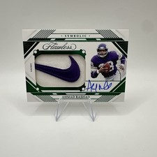 2024 Ahmad Rashad Flawless Symbolic Nike Swoosh On Card Auto /2 #LTS-ARD Vikings
