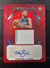 TRISTAN DA SILVA 2024-25 OBSIDIAN RPA ROOKIE PATCH RED FLOOD RC AUTO RPA SSP