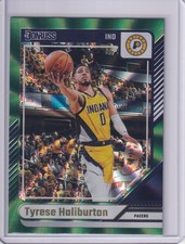 2024-25 Donruss Green Holo Tyrese Haliburton # 191 - Indiana Pacers