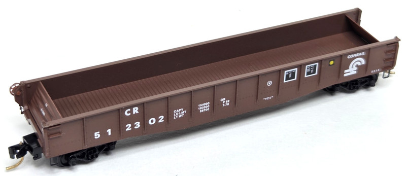 N Scale Micro-Trains MTL 46320 CR Conrail 50' Fishbelly Side Gondola #512302