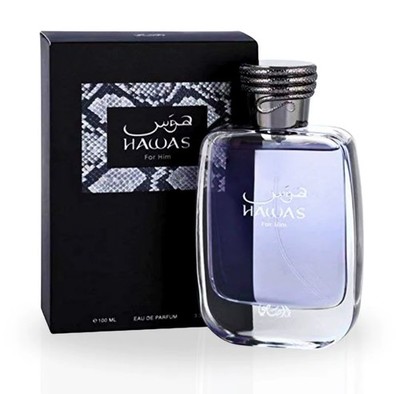 Rasasi Hawas For Him 3.4oz 100ml EDP Spray Men's Cologne NEW IN BOX