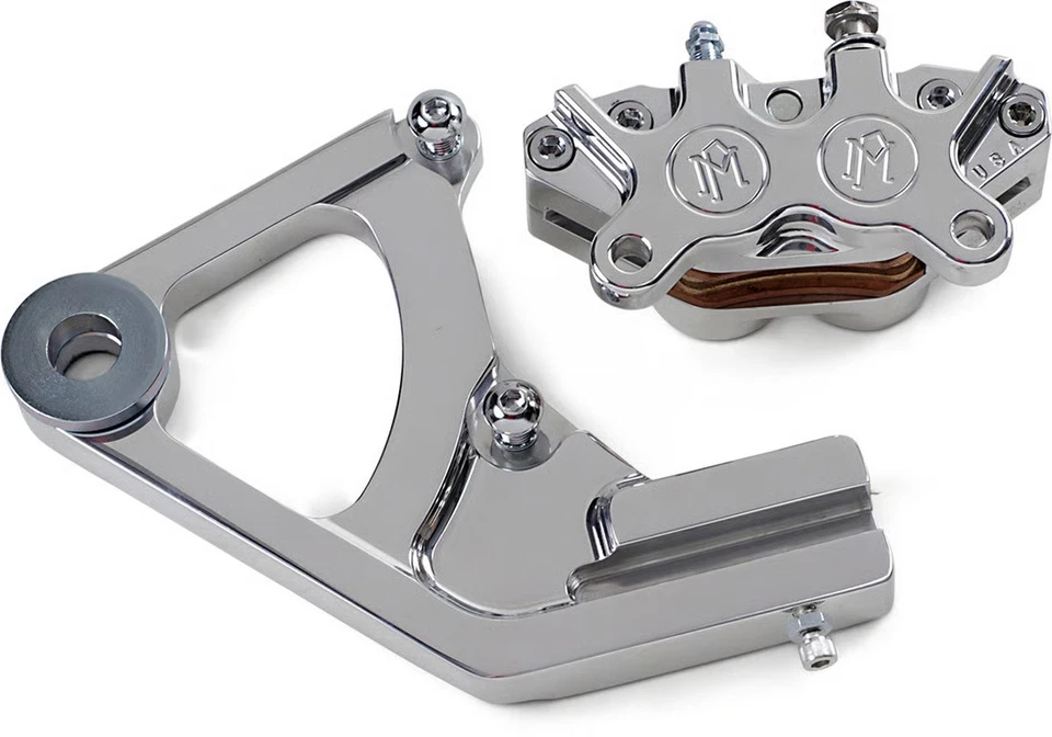 Performance Machine Classic Rear Brake Caliper Kit - Polished 1274-0052P - Image 3 of 4