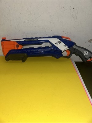 NERF Roughcut 2x4 2 X 4 Dart Gun N-strike Elite 2012 Hasbro Blue