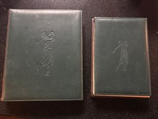 Vintage 1980s MacKenzie Golf Bags Leather Salesman Sample Catalog & Notepad Set