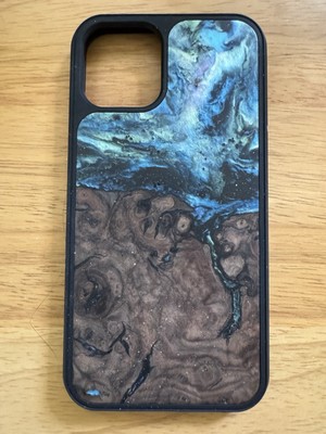 IPhone 11 Pro Case Carved.com Cosmic Celestial Glow Mountains Stars Aurora Wood